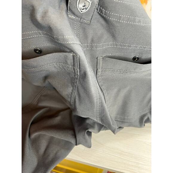 KUHL Hiking Cargo Shorts 10" Inseam in Gray Women's Size 10 - Picture 10 of 16